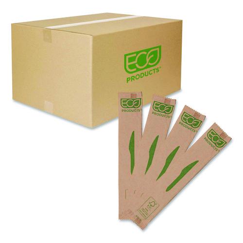 Eco-Products Wood Cutlery, General Purpose Knife, Natural, 500/Carton