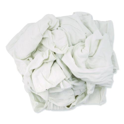 HOSPECO Knit Baby Diaper Rags, 2-Ply, 15 x 18, White, 25 lb/Carton