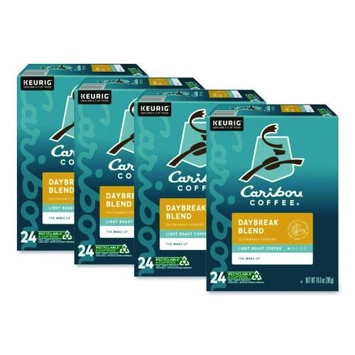 Caribou Coffee Daybreak Morning Blend Coffee K-Cups, 96/Carton