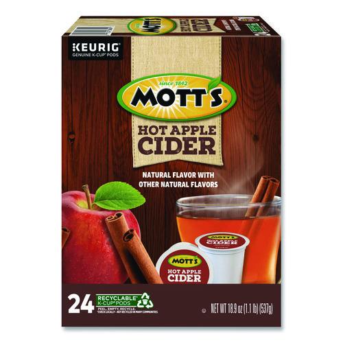 Mott's Hot Apple Cider K-Cup Pods, 1 oz K-Cup Pod, 24/Box