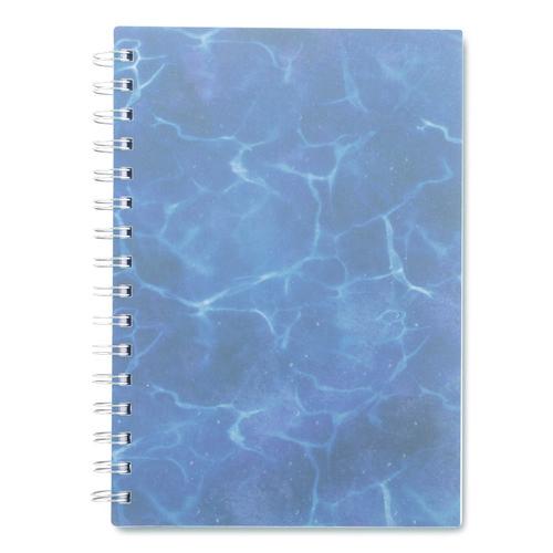 Cambridge Abyss Weekly/Monthly Planner, 8.5 x 5.5, Water-Inspired Artwork, Blue Cover, 12-Month(Jan-Dec): 2026