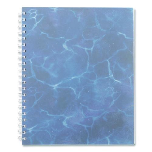 Cambridge Abyss Weekly/Monthly Planner, 11 x 8.5, Water-Inspired Artwork, Blue Cover, 12-Month (Jan-Dec): 2026