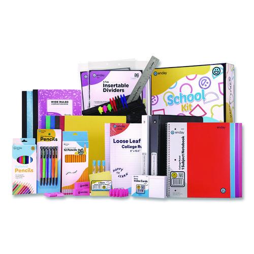 enday Back to School Supplies Kit for High School/College