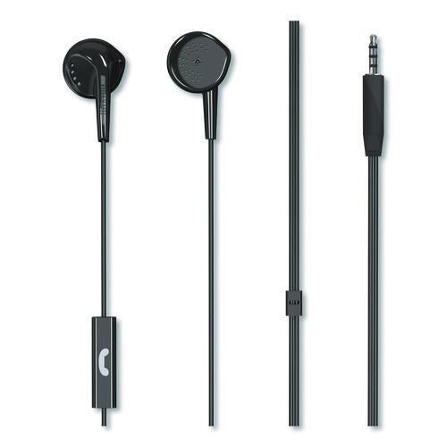Maxell EB95 Wired Earbuds with Mic, Black