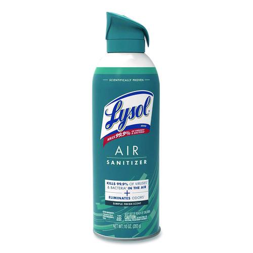 LYSOL Brand Air Sanitizer Spray, Simple Fresh Scent, 10oz Aerosol Spray
