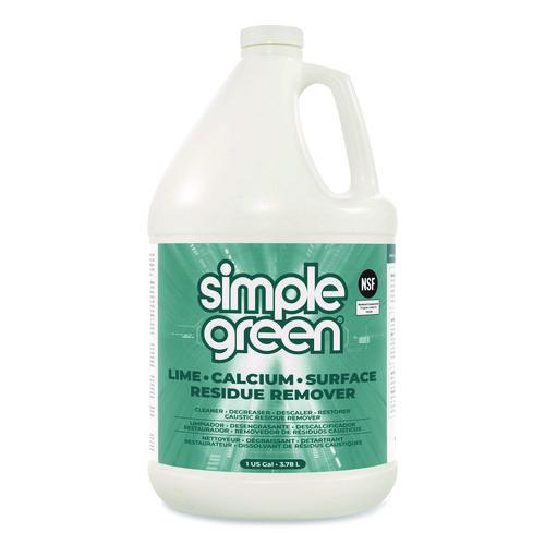 Simple Green Lime Calcium Surface Residue Remover, 1 gal Bottle, 6/Carton