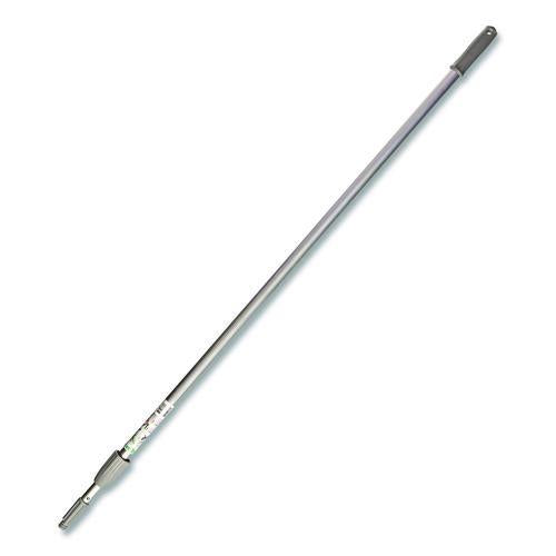 Unger SmartColor TelePole, 48" to 96", Silver/Green