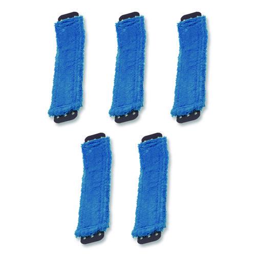 Unger SmartColor MicroMop 15.0, 16", Blue, 5/Carton
