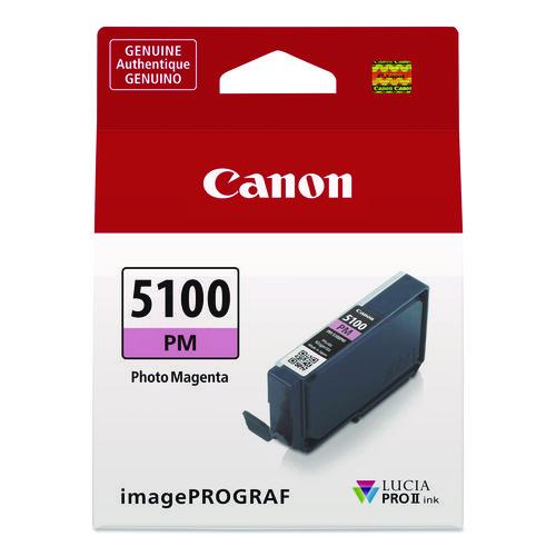 Canon 6957C002 (PFI-5100) Lucia PRO II Ink, Photo Magenta