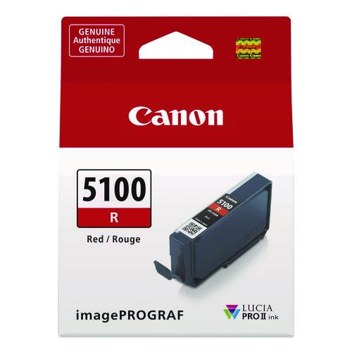 Canon 6958C002 (PFI-5100) Lucia PRO II Ink, Red