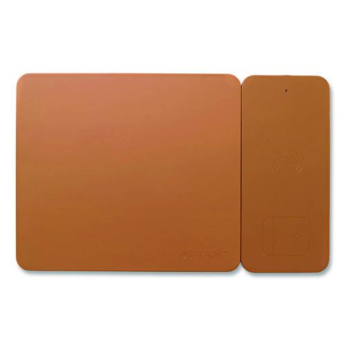 Spracht MagPad Charger and Mouse Pad, Brown
