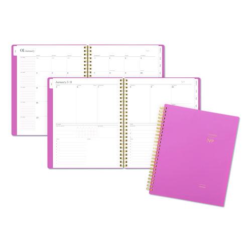 Cambridge WorkStyle Weekly/Monthly Planner, 8.75 x 7.75, Pink Cover, 12-Month (Jan to Dec): 2026