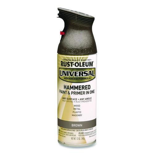 Rust-Oleum Universal Premium Spray Paint, Hammer Brown, 12 oz Aerosol Can