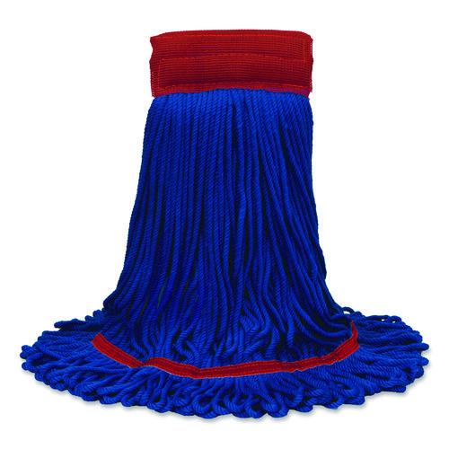 Nexstep Commercial Products MaxiPlus Microfiber Loop-End Mop, Microfiber, 24 oz, Blue