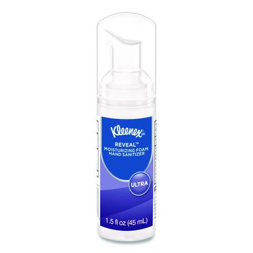 Kleenex Ultra Moisturizing Foam Hand Sanitizer, 1.5 oz Pump Bottle, Unscented
