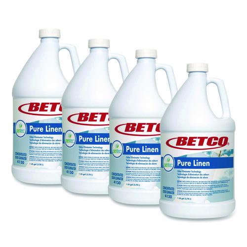Betco SenTec Pure Linen Concentrate Odor Eliminator, Pure Linen, 128 oz Bottle, 4/Carton