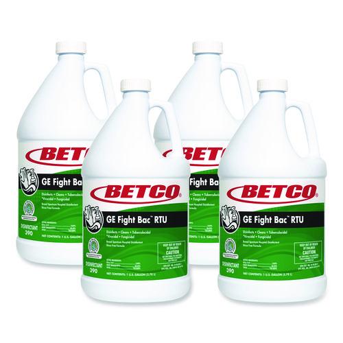 Betco GE Fight Bac RTU Disinfectant, Fresh Scent, 1 gal Bottle, 4/Carton