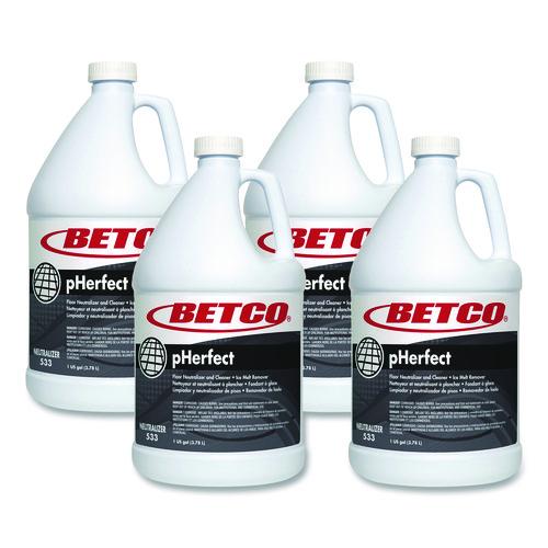 Betco pHerfect Floor Neutralizer and Cleaner, 1 gal Bottle, 4/Carton