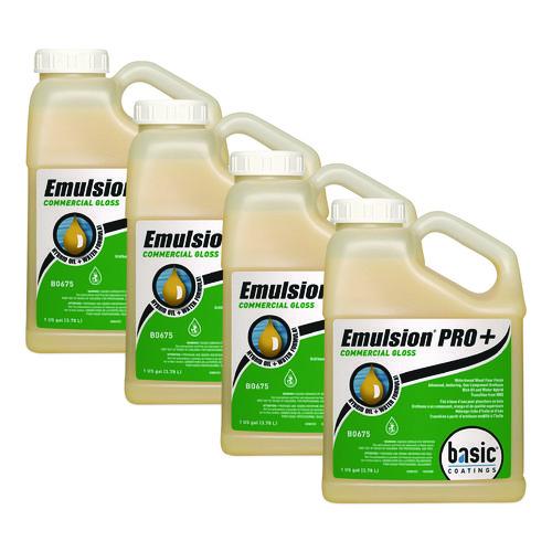 Betco Emulsion Pro+ Floor Finish and Sealer, 1 gal Bottle, 4/Carton