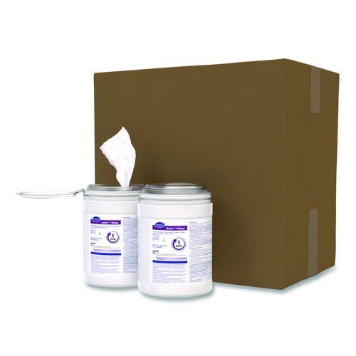 Diversey Oxivir 1 Wipes, 1-Ply, 6 x 7, 160/Canister, 12 Canisters/Carton