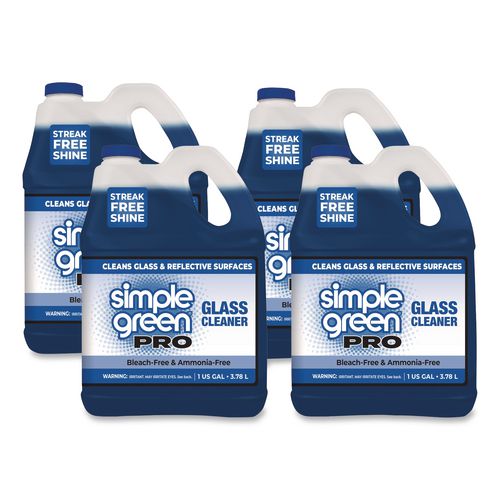 Simple Green Pro Glass Cleaner, 1 gal Bottle, 4/Carton