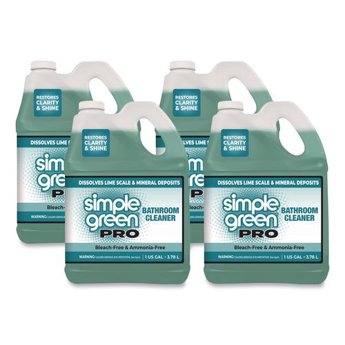 Simple Green Pro Bathroom Cleaner, 1 gal Bottle, 4/Carton