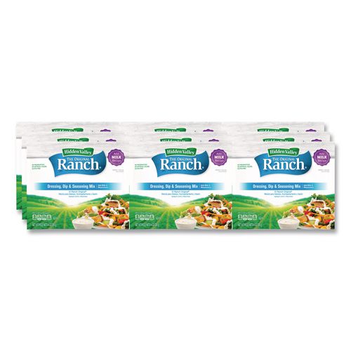 Hidden Valley The Original Ranch Dry Mix, Milk Recipe, 8 oz Packet, 12/Carton