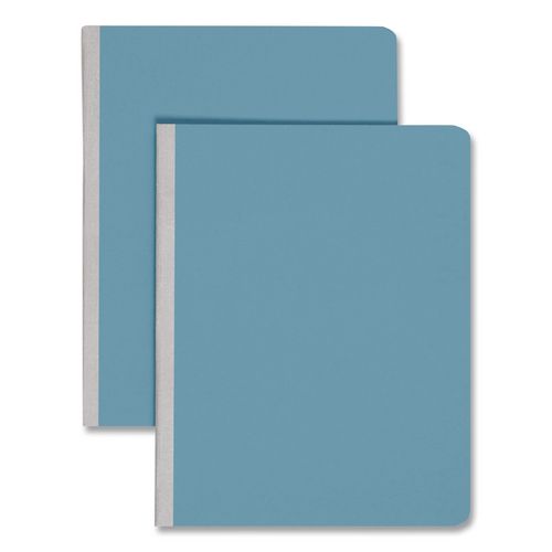 Smead Prong Fastener Premium Pressboard Report Cover, Two-Piece Prong Fastener, 3" Capacity, 8.5 x 11, Blue/Blue