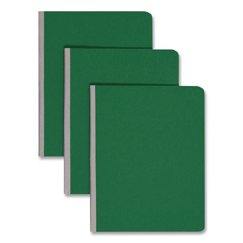 Smead Prong Fastener Pressboard Report Cover, Two-Piece Prong Fastener, 3" Capacity, 8.5 x 11, Green/Green