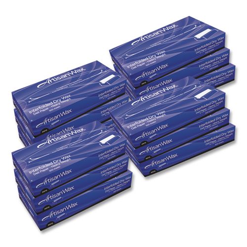 Bagcraft Dry Wax Paper, 8 x 10.75, White, 500/Box, 12 Boxes/Carton