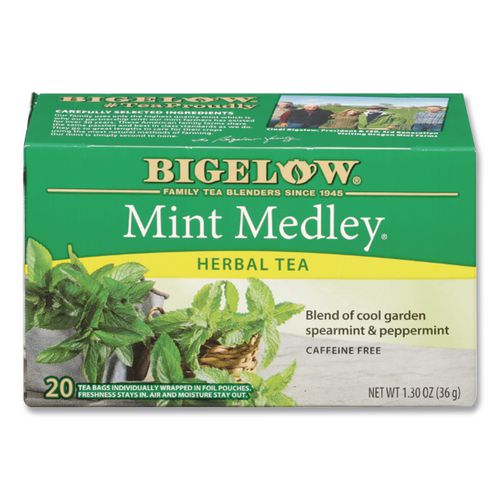 Bigelow Mint Medley Herbal Tea, 28/Box