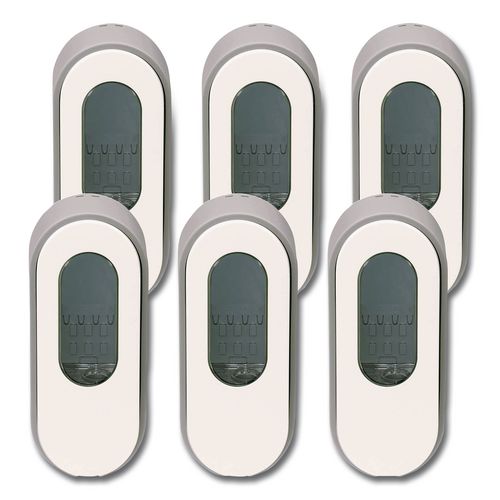 Dial Professional Versa Dispenser for Cartridge Refills, 15 oz, 3.75 x 3.38 x 8.75, Light Gray/White, 6/Carton