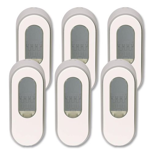 Dial Professional Versa Dispenser for Pouch Refills, 15 oz, 3.75 x 3.38 x 8.75, Light Gray/White, 6/Carton