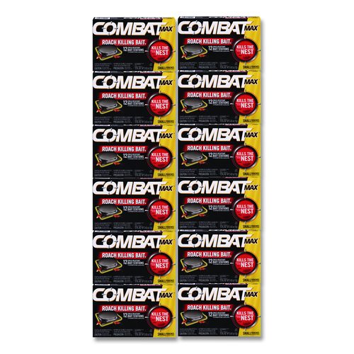 Combat MAX Small Roach Quick Kill Formula, 0.43 oz, 12/Pack, 12 Packs/Carton