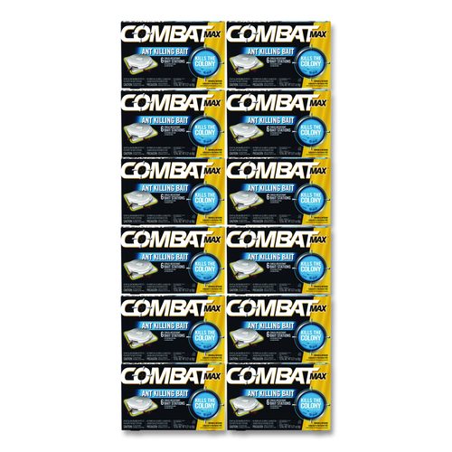 Combat Source Kill MAX Ant Killing Bait, 0.21 oz, 6/Box 12 Boxes/Carton