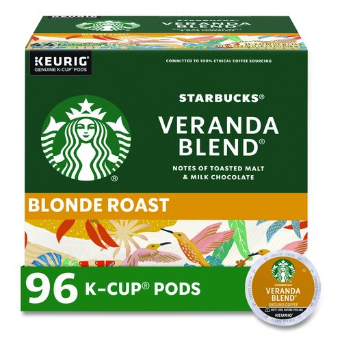 Starbucks Veranda Blend Coffee K-Cups, 24/Box, 4 Box/Carton