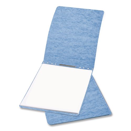 ACCO PRESSTEX Report Cover with Tyvek Reinforced Hinge, Top Bound, Two-Piece Prong Fastener, 2" Capacity, 8.5 x 11, Light Blue
