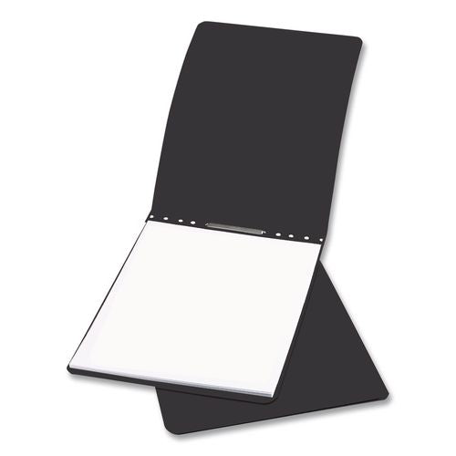 ACCO PRESSTEX Report Cover w/Tyvek Reinforced Hinge, Top Bound, Two-Piece Prong Fastener, 3" Capacity, 8.5 x 11, Black/Black