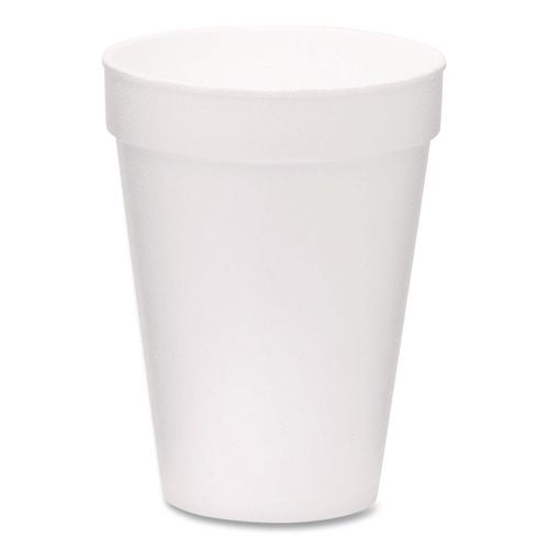WinCup Foam Drink Cups, 14 oz, White, 1,000/Carton