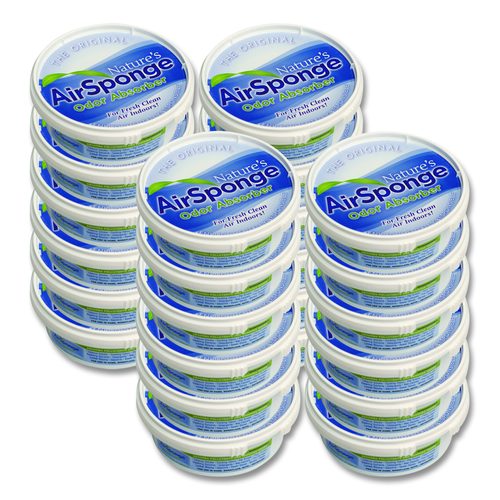Nature's Air Sponge Odor Absorber, 8 oz Designer Cup, 24/Carton