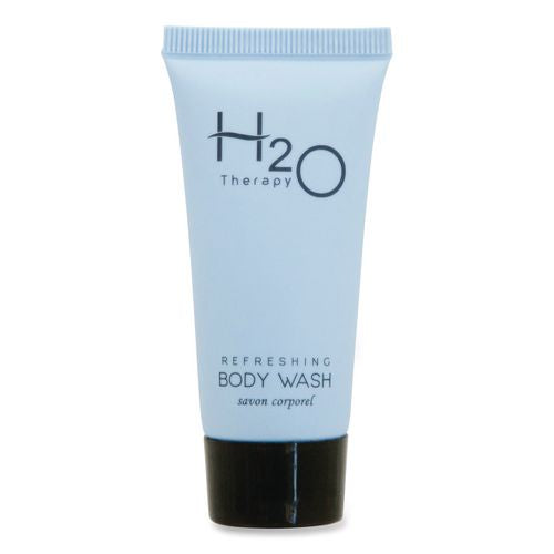 Diversified Hospitality Solutions H2O Therapy Body Wash Single Use, White Tea and Lemongrass, 0.85 oz, 300/Carton