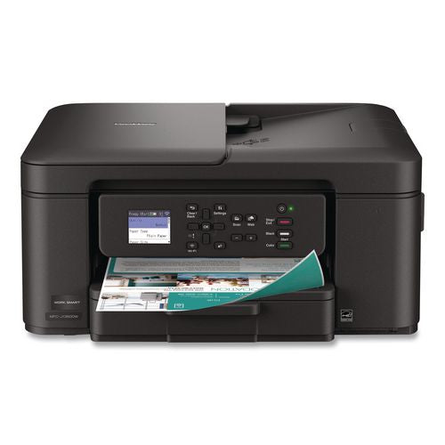 Brother MFCJ1360DW Work Smart 1360 Wireless Color Inkjet AIO Printer, Copy/Print/Scan
