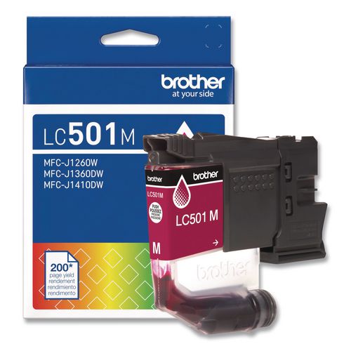 Brother LC501MS Ink, 200 Page-Yield, Magenta