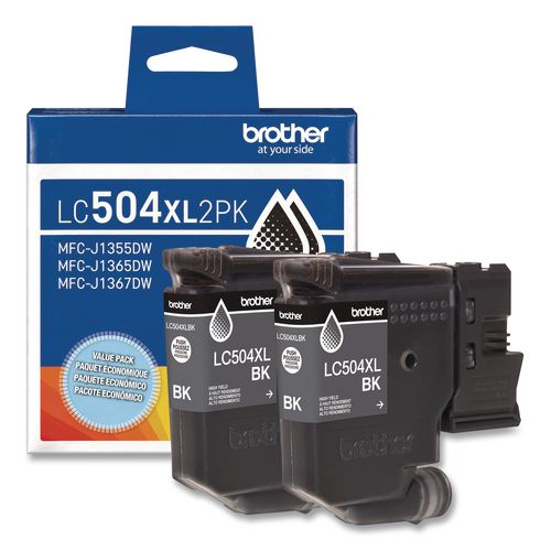 Brother LC504 INKvestment, High-Yield Ink, 3,000 Page-Yield, Black