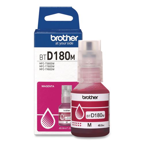 Brother BTD180 INKvestment, High-Yield Ink, 5,000 Page-Yield, Magenta