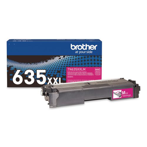 Brother TN635XXL Super High-Yield Toner, 6,500 Page-Yield, Magenta