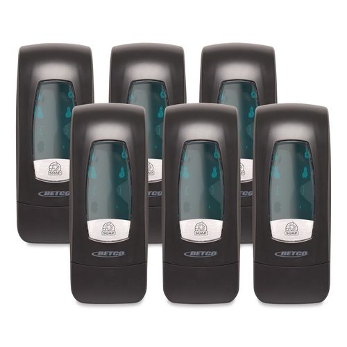 Betco Clario C3 Manual Gel Lotion Dispenser, 5.08 x 4 x 12.1, Black, 6/Carton