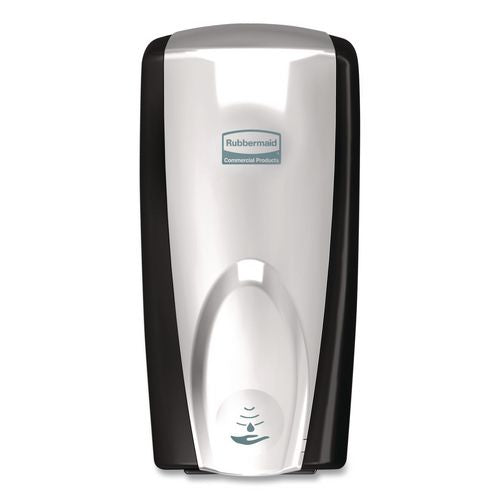 Rubbermaid Commercial AutoFoam Touch-Free Dispenser, 1,100 mL, 5.2 x 5.25 x 10.9, Black/Chrome