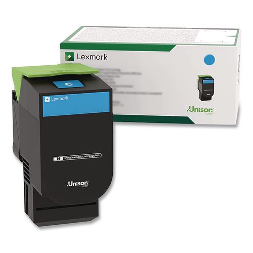 Lexmark 70C1XC0 Return Program Extra High-Yield Toner, 4,000 Page-Yield, Cyan