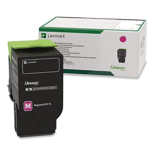 Lexmark 74C10M0 Return Program Unison Toner, 3,000 Page-Yield, Magenta